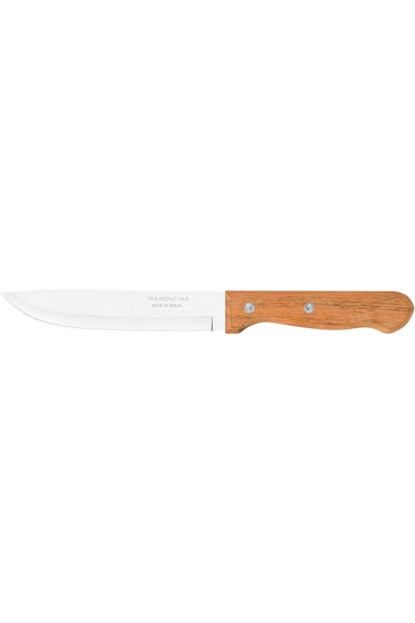 Tramontina Dynamic 6 Inches Kitchen Knife with Stainless Steel Blade and Natural Wood Handle