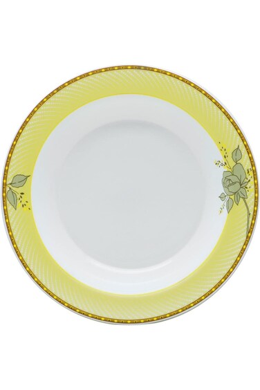 LARAH BY BOROSIL PLANO YELLOW SAPPHIRE OPAL SOUP PLATE, 9SPKOYS, 9" (22.5 CM)