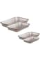 Rectangular Aluminum Trays Containers (20 Pieces) (Medium 6005)