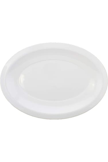 Shallow Oval Serving Platter - Large (36 Cm)- White (Mchp-3035-Wh)
