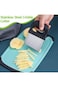 ALMEKAQUZ 2 In 1 Vegetable Cutter,Stainless Steel Vegetable Crinkle Cutter,Removable Potato Crinkle