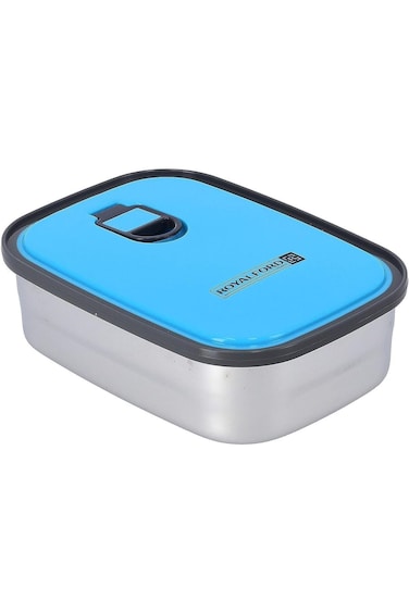 Royalford Rf7014Bl 680 Ml Lunch Box Thermal Lunch Box With Stainless Steel Thermal Insulation Micro