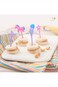 ALMEKAQUZ Food Picks for Kids &ndash; 24 pcs Unicorn Bento Food Picks for Toddlers Lunch Decoration &ndash; Cut