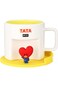 BT21 Collection Cartoon Ceramic Cup with Coaster (450mL)(TATA)