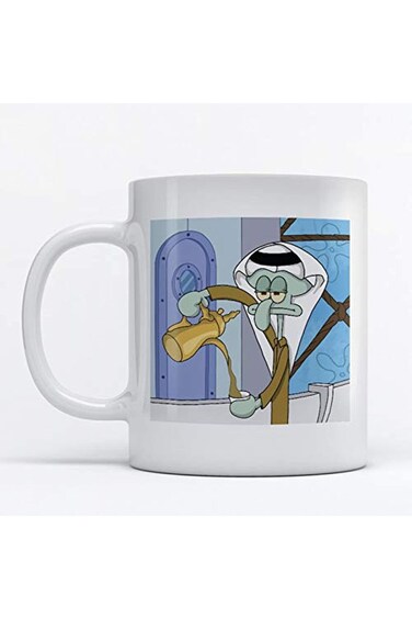 ATIQ Squidward Tentacles Mug for Coffee and Tea (350ml)