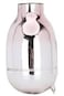 WDA Thermal Glass Vacuum Bottle, Double-Wall Design, Silver Chrome Finish