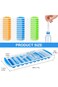 MAYHORY Ice Cube Tray with Lid,3 Pcs Silicone Ice Trays for Freezer with No-Spill Removable, Best f