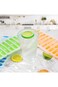MAYHORY Ice Cube Tray with Lid,3 Pcs Silicone Ice Trays for Freezer with No-Spill Removable, Best f