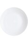 Luminarc Pampille Dishwasher and Microwave Safe Tempered Glass Soup Plate White 20cm Q4656