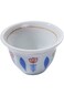 Al Sanidi Ceramic Rose Arabic Coffee Cup, Arabic Coffee Cup, White x Blue, Set of 6