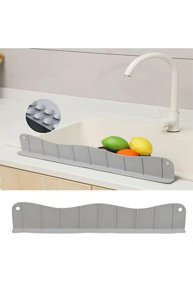 واقي رذاذ حوض المطبخ المصنوع من السيليكون، واقي رذاذ الماء لشفط حوض المطبخ، واقي رذاذ مانع للانزلاق