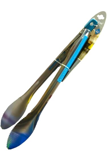 WDA Kitchen Tongs Set with Silicone Tips, Stainless Steel Cooking Utensils,