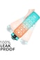 ZSS Saveit, Motivational water bottle with straw and time marker, 1Liter Plastic sports water bottl