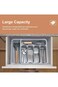 Kitchen Drawer Organizer, Expandable Silverware Storage Utensil Tray for Spoons, Forks, Knives - Ea