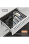 Kitchen Drawer Organizer, Expandable Silverware Storage Utensil Tray for Spoons, Forks, Knives - Ea