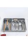 Kitchen Drawer Organizer, Expandable Silverware Storage Utensil Tray for Spoons, Forks, Knives - Ea