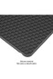 Shanrya Heat Pad Kitchen, Silicone Square Shape Honeycomb Mat Countertop Protector, Heat Resistant
