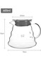 Proxima Direct V60 Glass Coffee Server 600ML(20oz), Clear Coffee Drip Coffee Carafe Pour Over Coffe