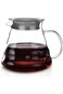 Proxima Direct V60 Glass Coffee Server 600ML(20oz), Clear Coffee Drip Coffee Carafe Pour Over Coffe
