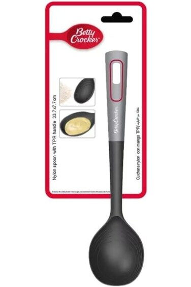 Betty Crocker Nylon Spoon Black/Grey BC4103