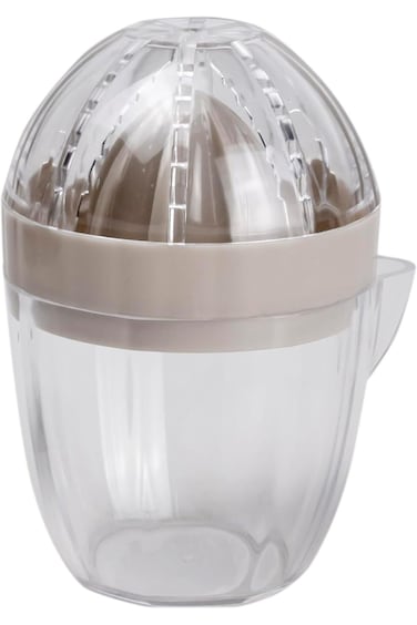 عصارة حمضيات كوزين آرت ١٢ سم - عصر فعال بمقبض من البوليسترين - زوربا جراي