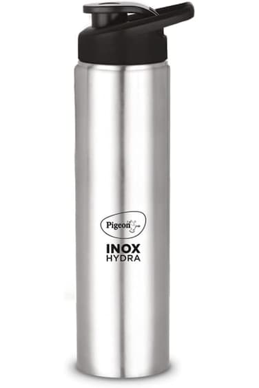 زجاجة مياه شرب بيجون هيدرا 750 من الفولاذ المقاوم للصدأ، سعة 700 مل - فضي (عبوة من قطعة واحدة)
