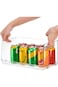 NIUB Clear Plastic Pantry Organizer Bins, 3 PCS Food Storage Containers with Handle for Refrigerato