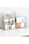 NIUB Clear Plastic Pantry Organizer Bins, 3 PCS Food Storage Containers with Handle for Refrigerato