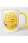 You Are My Sunshine Mug - Sunny Yellow Coffee Tea Cup. Valentines Gift For The Ray of Sunshine In Y