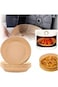 50 PCS Air Fryer Disposable Paper Liner, Non-stick Disposable Air Fryer Liners, Baking Paper for Ai