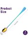 Long Handle Spoon 9.5-Inch Long Handle Ice Tea Spoons 4PCS Stainless Steel Iced Teaspoon for Mixing