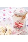 أوراق شمعية من X Spring، 50 ورقة من ورق Deli بنقشة زهور وردية، مقاومة للدهون ومقاومة للماء.