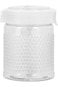Royalford Crystalia Round Canister 1200ML - Portable &amp; Stackable Design   Transparent Body With Tig