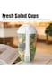 ALMEKAQUZ Salad Container Cup, Breakfast Salad Cup Easy To Clean, Fresh Salad Cup, Salad Shaker Con