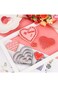 Heart Cookie Cutter Set - 5 Piece - 4.57" 3.86" 2.95" 1.97&rdquo; 1.38" - Heart Shaped Cookie Cutters Fon