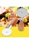 Stainless Pizza Cutter with Wood Handle (small)