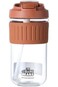 Three Bears Series Plastic Water Bottle with Straw and Lid 650ml - Shahab