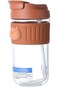 Three Bears Series Plastic Water Bottle with Straw and Lid 650ml - Shahab