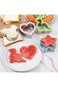 Tazweeq Sandwich Cookie Cutters Set, 12PCS Stainless Steel Sandwich Cutters for Kids, Dinosaur Hear