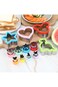 Tazweeq Sandwich Cookie Cutters Set, 12PCS Stainless Steel Sandwich Cutters for Kids, Dinosaur Hear
