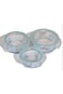 WDA Glass Food Storage Containers with Snap-Lock Lids, Round, Set of 3