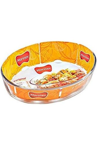 Marinex Classic Oval Baking Pan Clear 2.4 liter,MAB005
