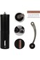 Portable Stainless Steel Hand Crank Coffee Grinder, Ceramic Grinding Core, Multi-position Adjustabl