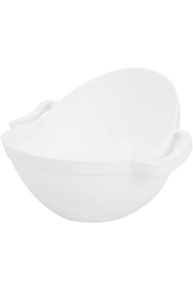 مصفاة الأرز والخضروات البلاستيكية من السنيدي، مصفاة الأرز والخضروات والفواكه، أبيض، 20 سم