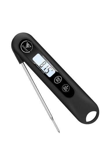 DOQAUS Digital Meat Thermometers, Instant Read Food Thermometers with Backlight LCD Screen, Foldabl