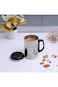 Royalford Stainless Steel Travel Mug Coffee With Handle &amp; Lid Friendly Leakproof Eco-Friendly ReUSa
