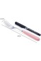 Portable Flatware Set with Case 304 Stainless Steel Fork and Spoon Reusable Flatware Set Dishwasher