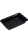 Alsaqer [5 Pack]Compartment Black Base with Lids Food Storage Container(32 oz) RE 32  Disposable Fo