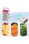 Tazweeq Mini Cheese Grater, 3 Pcs Stainless Steel Small Box Graters, Professional Box Grater for Ki
