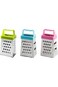 Tazweeq Mini Cheese Grater, 3 Pcs Stainless Steel Small Box Graters, Professional Box Grater for Ki